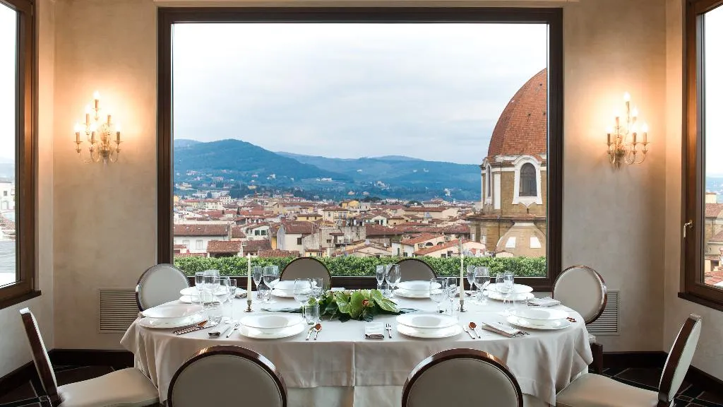 Restaurant, Grand Hotel Baglioni, Florence