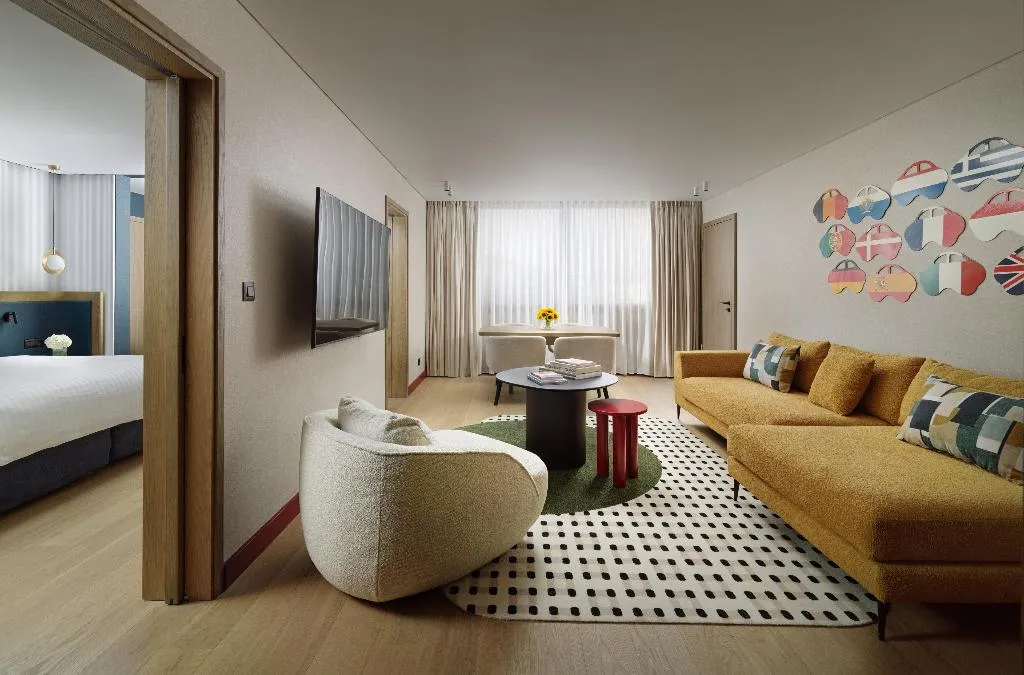 SUITE TWO QUEEN BEDS ONE BEDROOM Room, Athenaeum InterContinental Athens, Athens