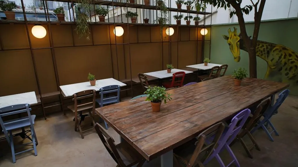 Terrace, Nubian Hostel, Athens