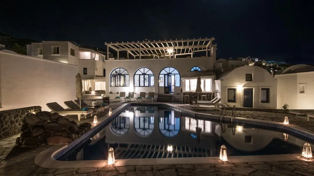 General view, Agnadi Villas, Santorini