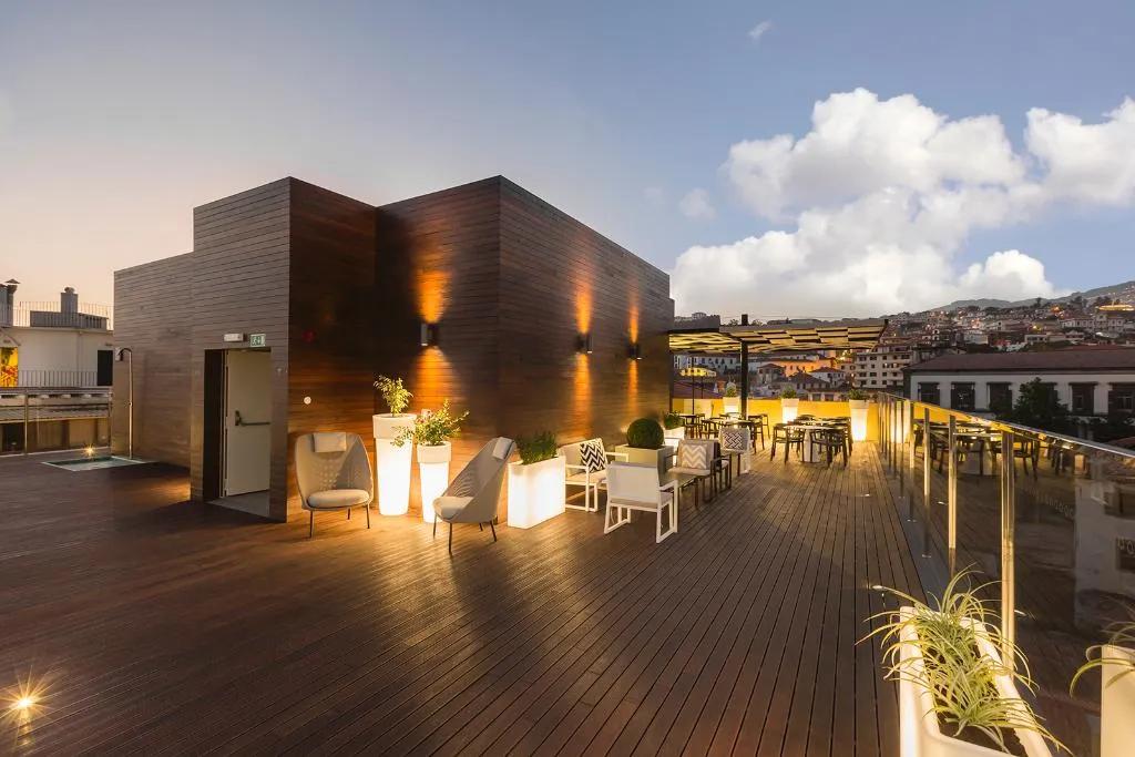 Terrace, Castanheiro Boutique Hotel, Madeira