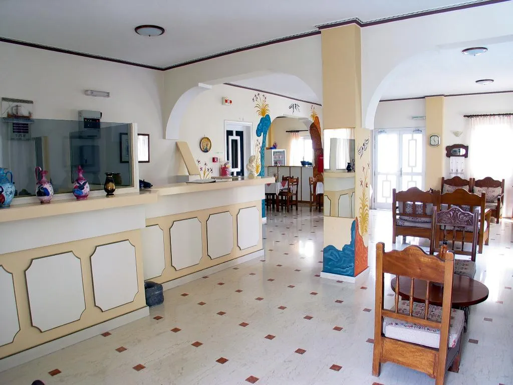 Lobby, Sellada Apartments, Santorini