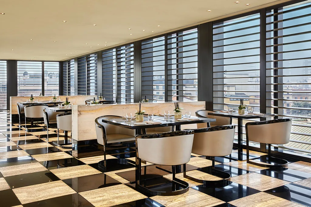 Restaurant, Armani Hotel Milano, Milan