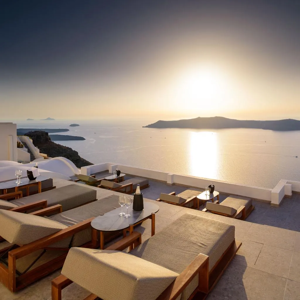 Terrace, Andromeda Villas, Santorini