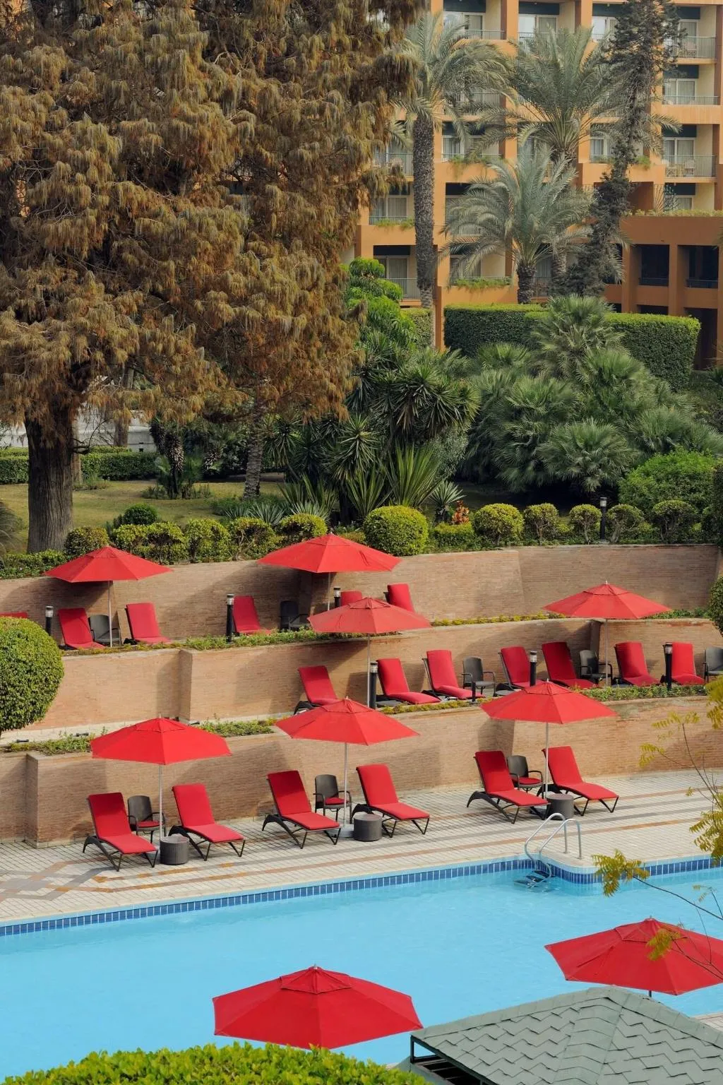 Pool, Cairo Marriott hotel & Omar Khayyam Casino, Cairo