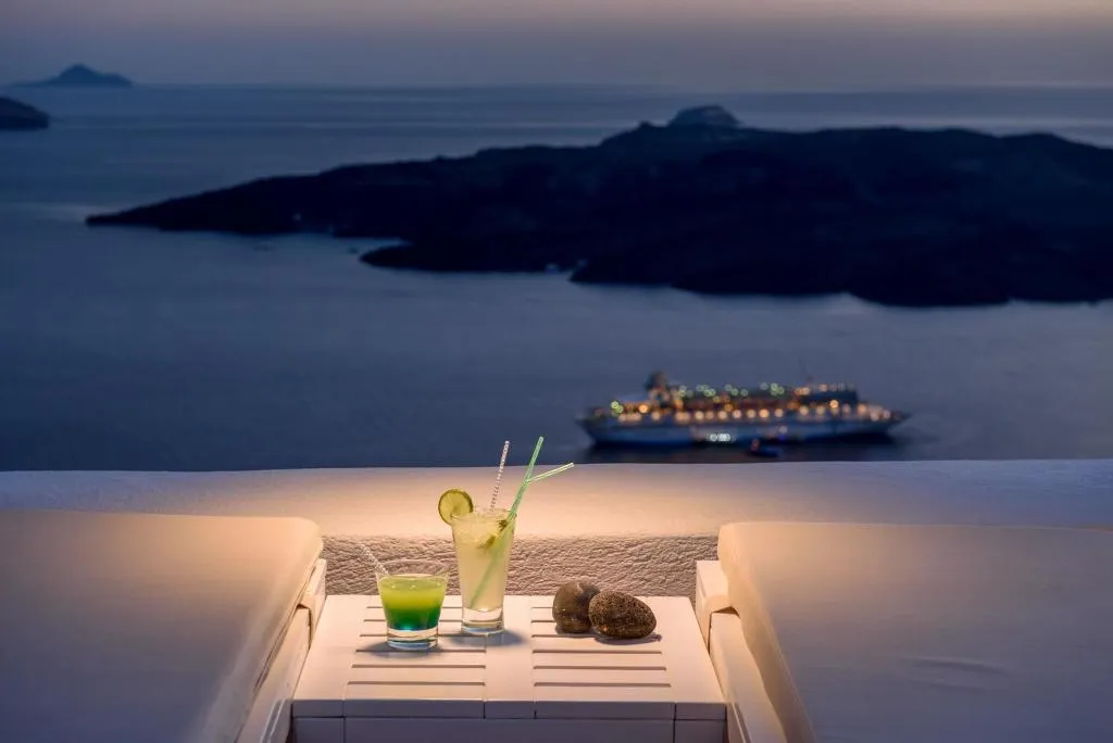 General view, Aria Suites, Santorini