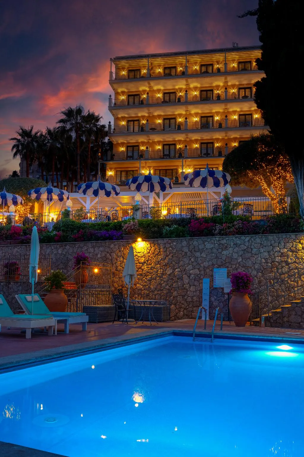 General view, Grand Hotel San Pietro, Taormina