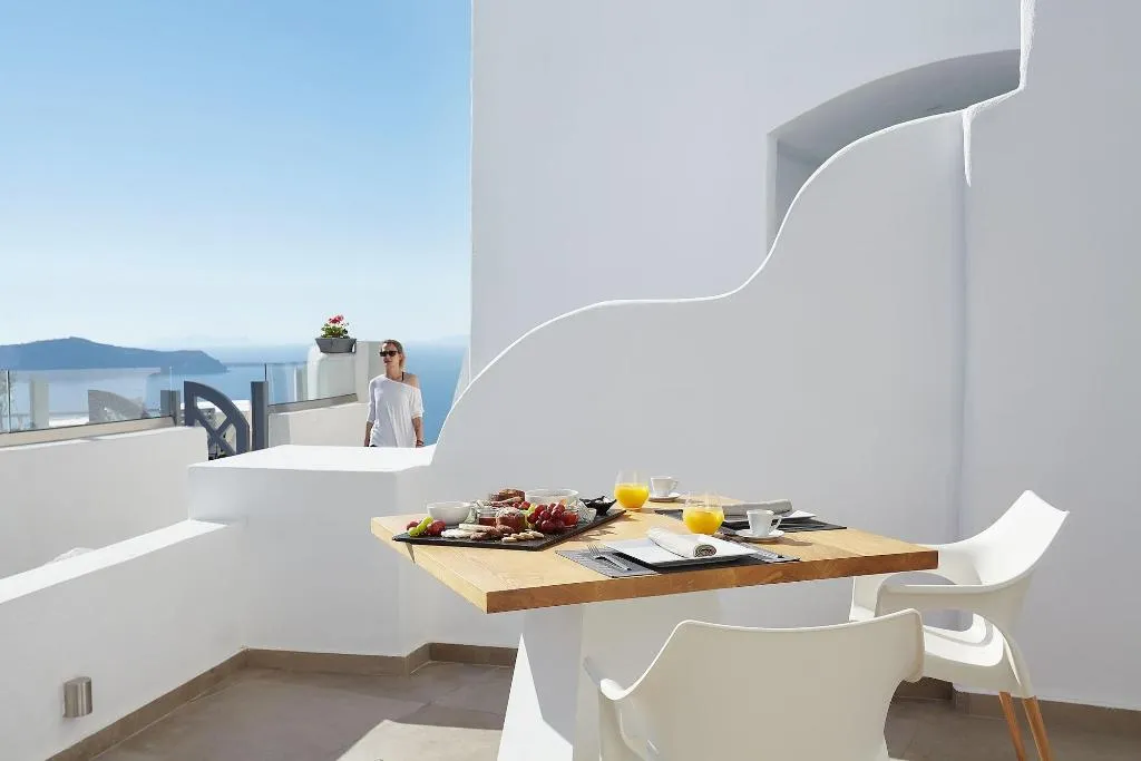 Terrace, Callia Caves - Adults Only, Santorini