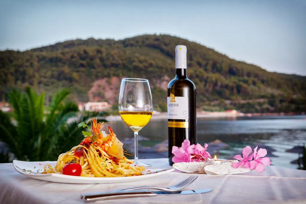 Restaurant, Blue Green Bay 3K, Skiathos