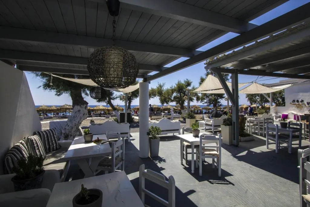 Restaurant, Sea View Beach Hotel, Santorini