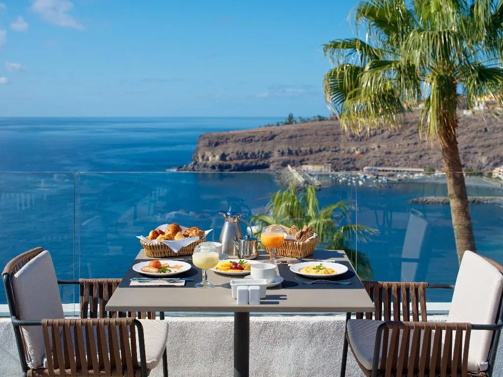 Restaurant, Hotel Jardín Tecina, La Gomera