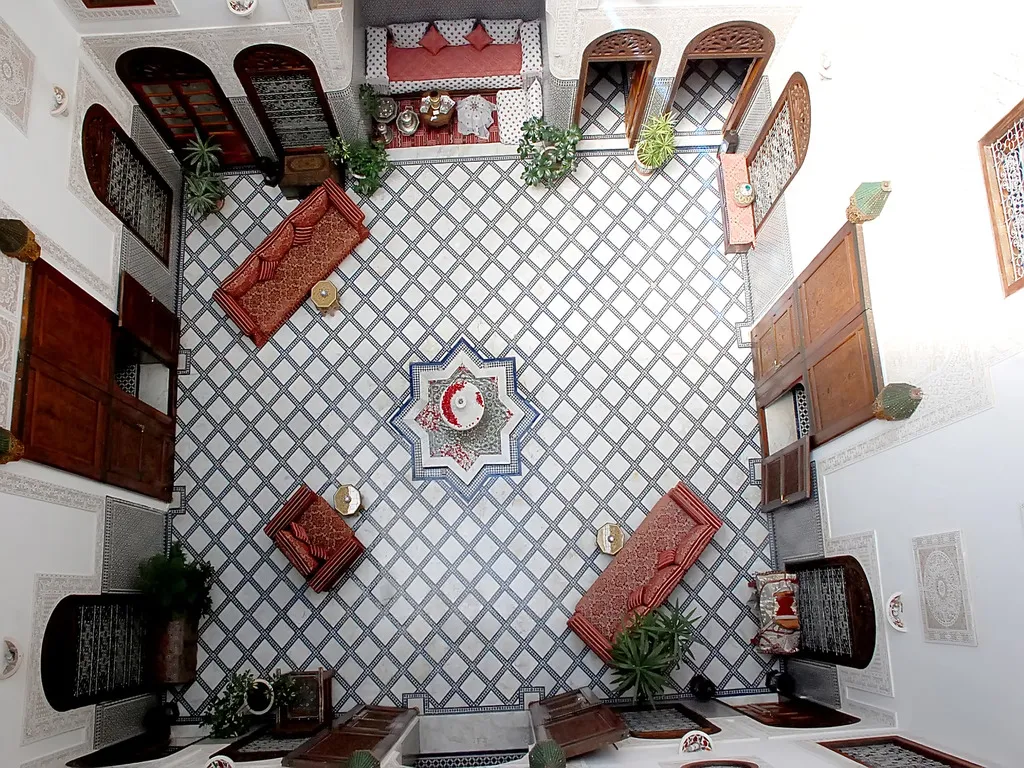 General view, La Perle De La Medina, Fez