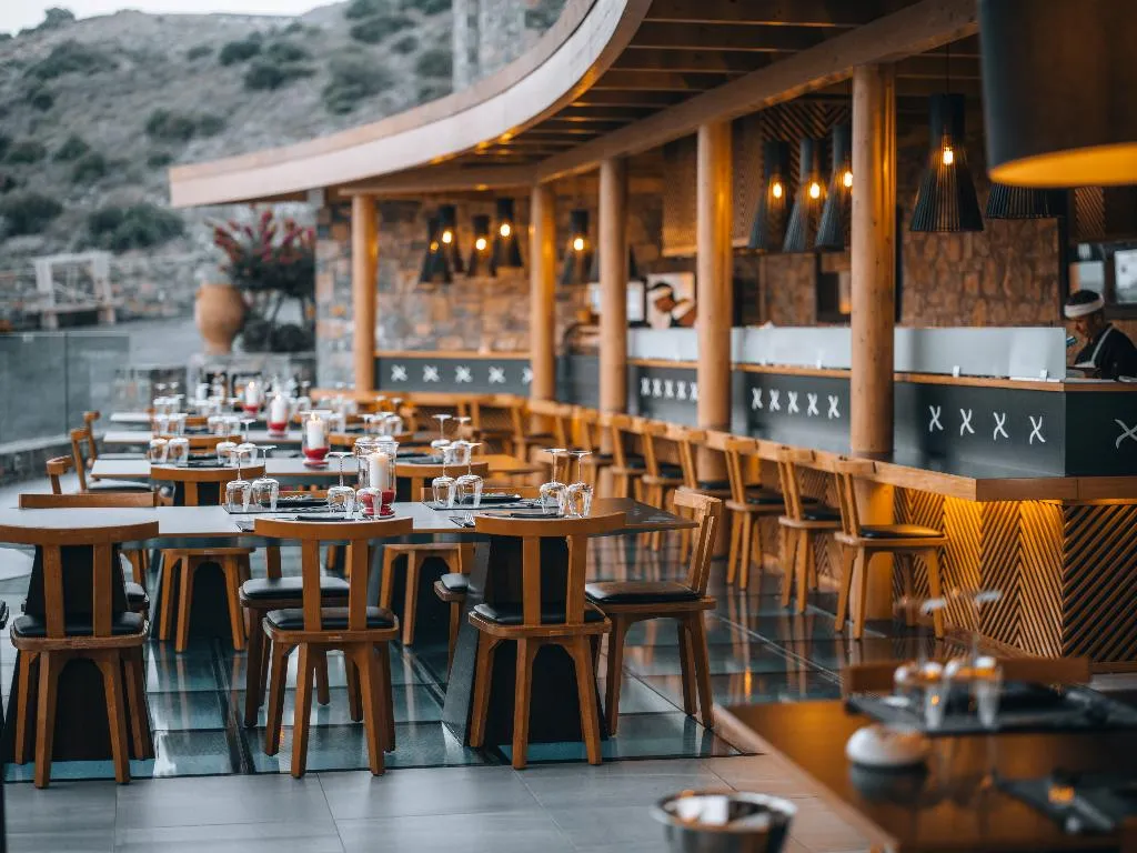Restaurant, Royal Marmin Bay Boutique & Art Hotel, Crete