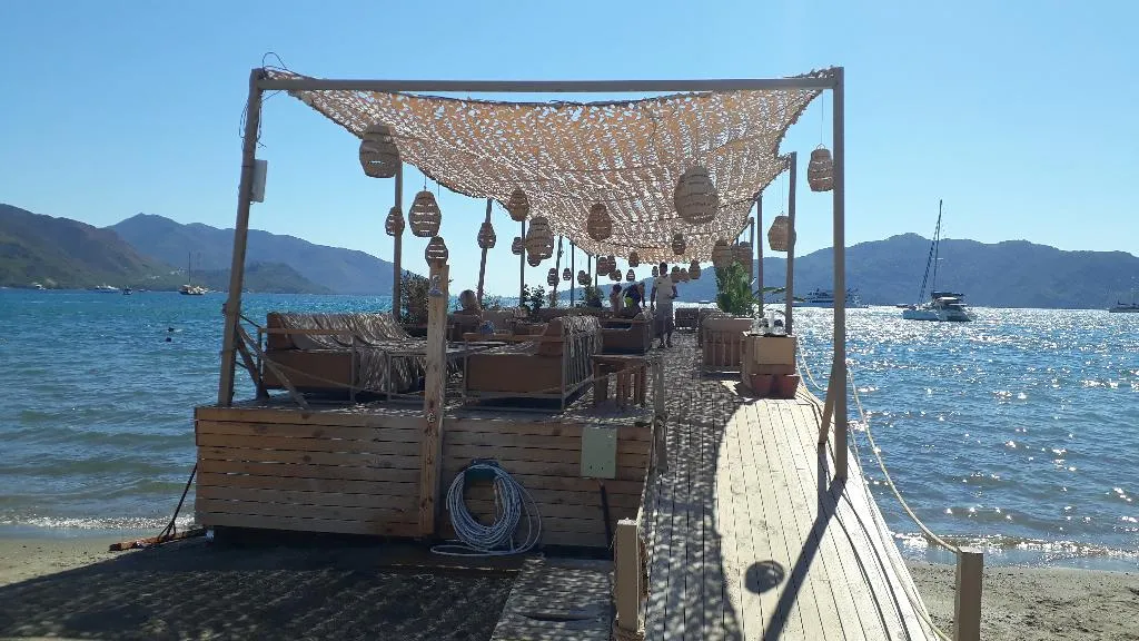 General view, Honeymoon Beach, Dalaman