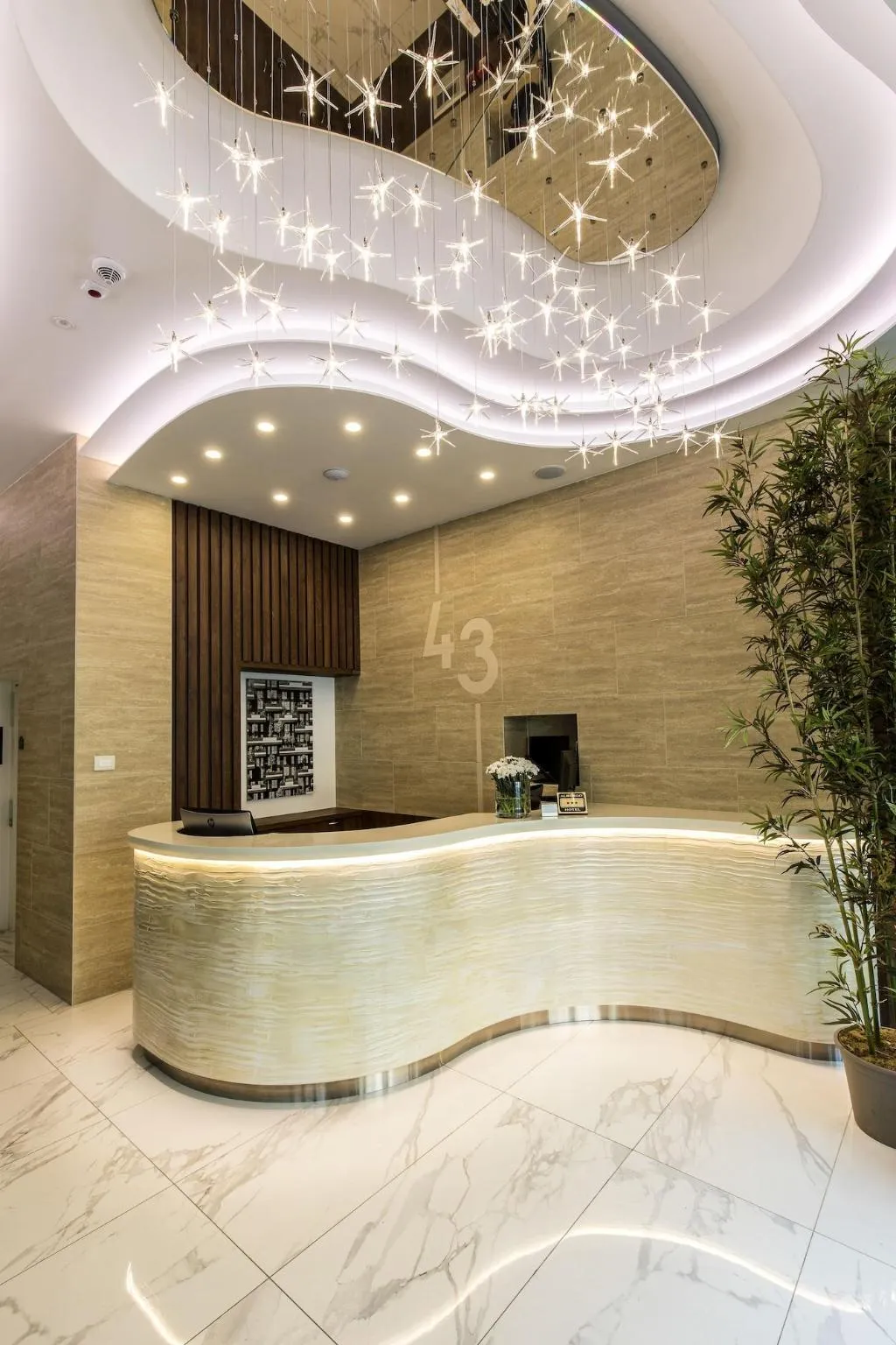 Lobby, 43 Station Hotel, Milan