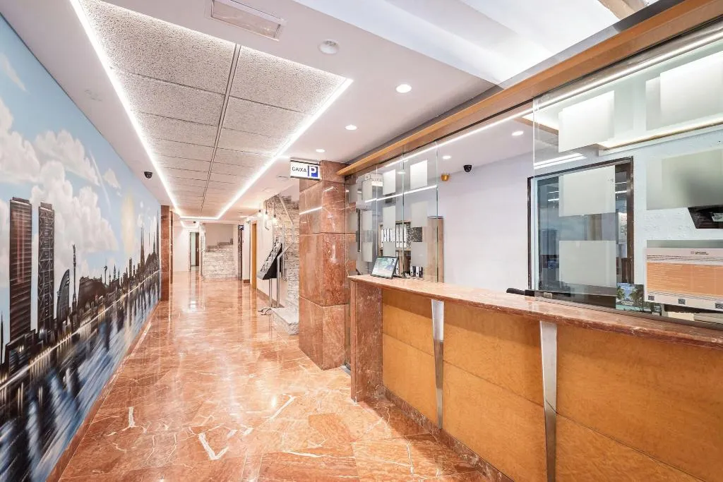 Lobby, Aparthotel Napols, Barcelona