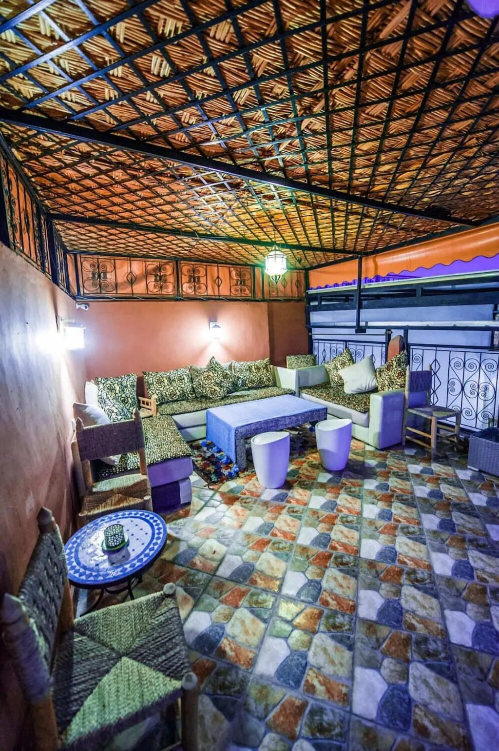 Terrace, Riad Atlas Mejbar, Marrakech