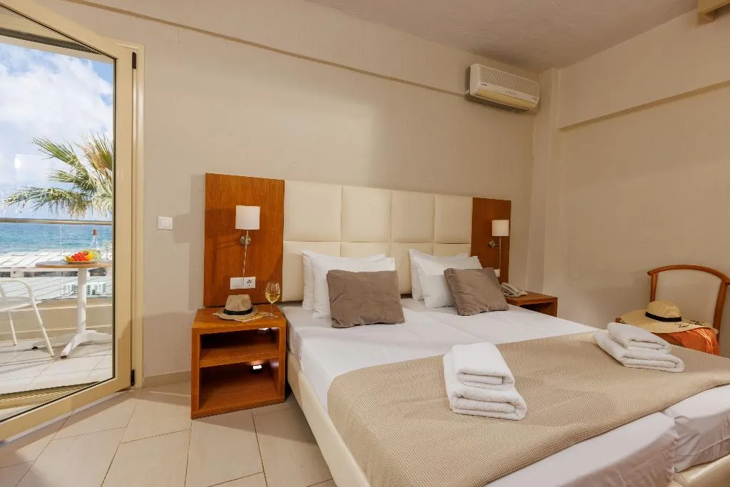 Double or Twin SEA VIEW Room, Malia Bay Beach Hotel & Bungalows, Crete