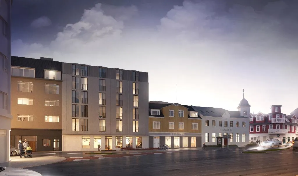 General view, Exeter Hotel, Reykjavik