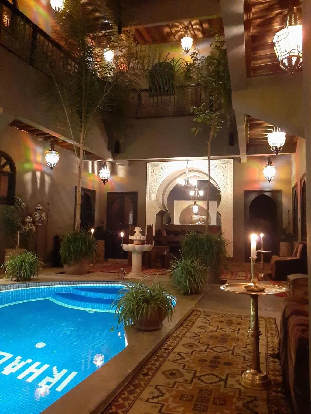Lobby, Riad Irhalne, Marrakech