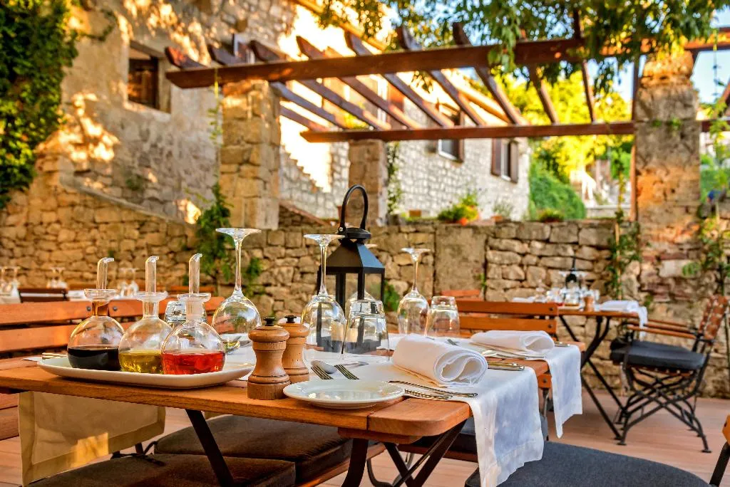 Terrace, Puteus Palace Heritage hotel, Split