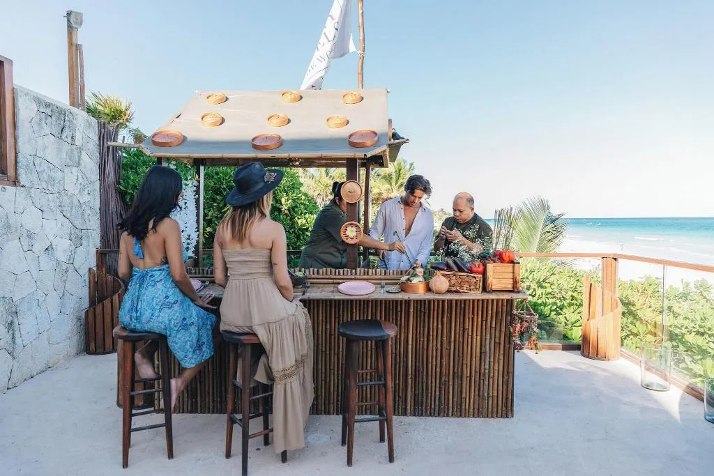 Restaurant, Mezzanine Tulum Colibri Boutique Hotels Adults Onl, Cancun Area