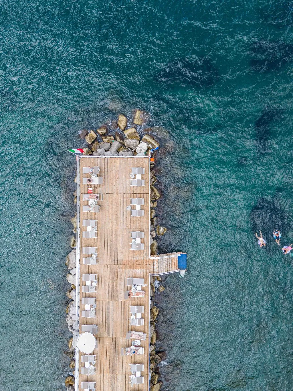 Beach, Grand Hotel Europa Palace, Naples