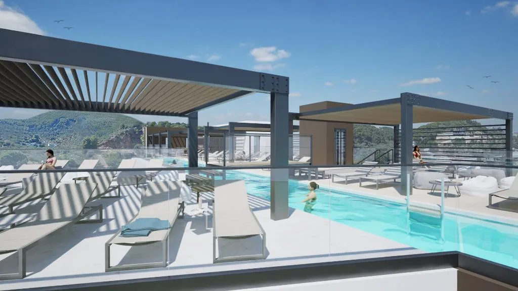 General view, Aether Hotel, Skiathos