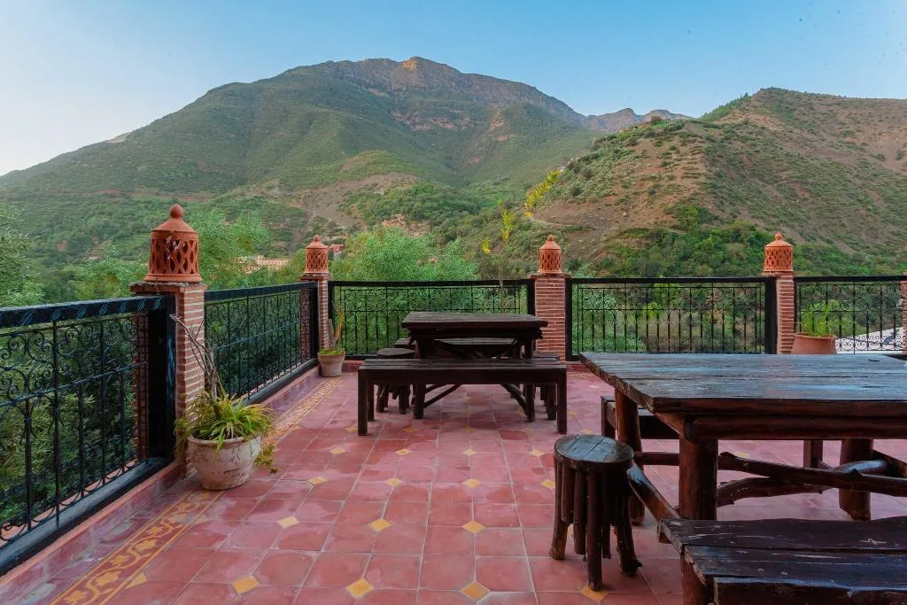 Terrace, Dar Ikalimo Ourika, Marrakech