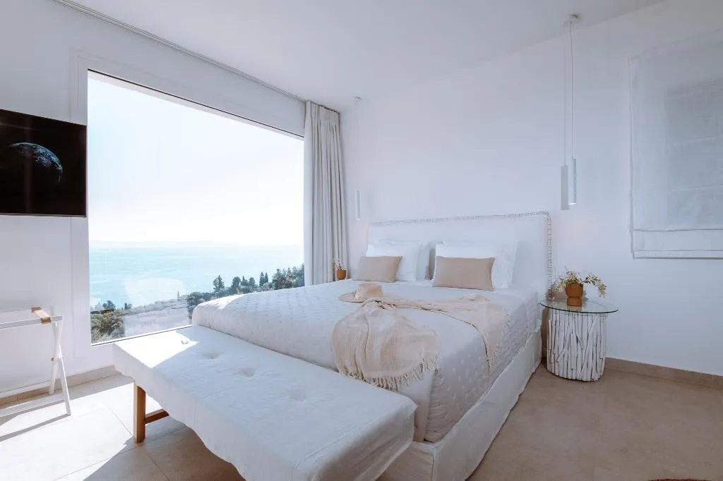 SUITE ONE BED Room, Achillion Luxury Corfu Villa, Corfu
