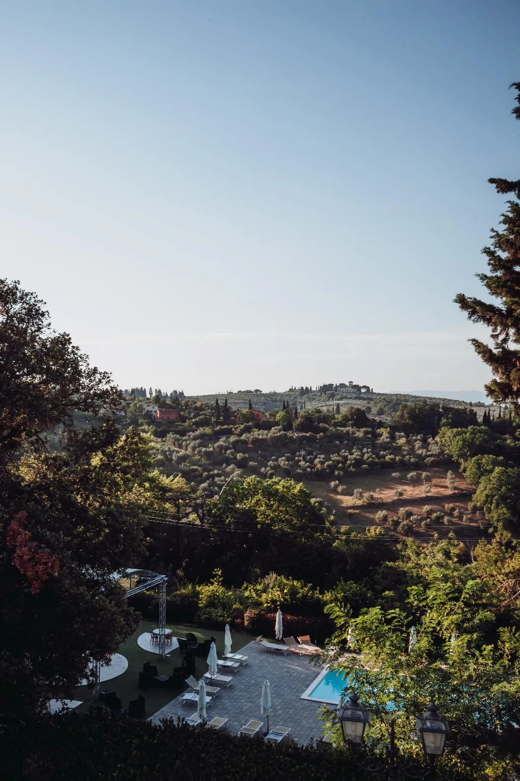Terrace, Hotel Villa Castiglione, Florence