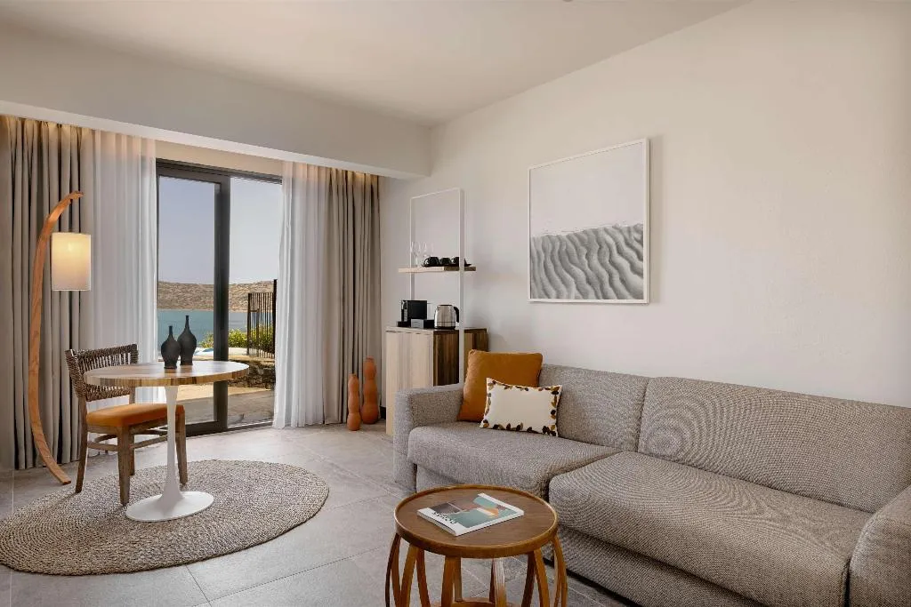 SUITE KING SIZE BED Room, Domes Aulus Elounda, Curio Collection by Hilton, Crete