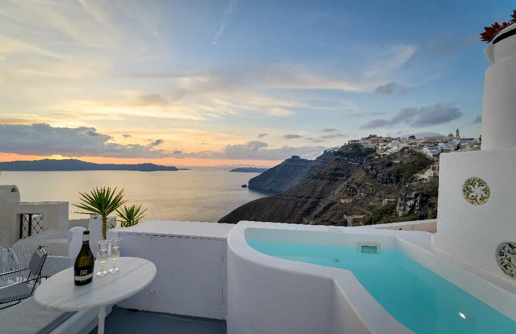 General view, Trieris Villas & Suites, Santorini