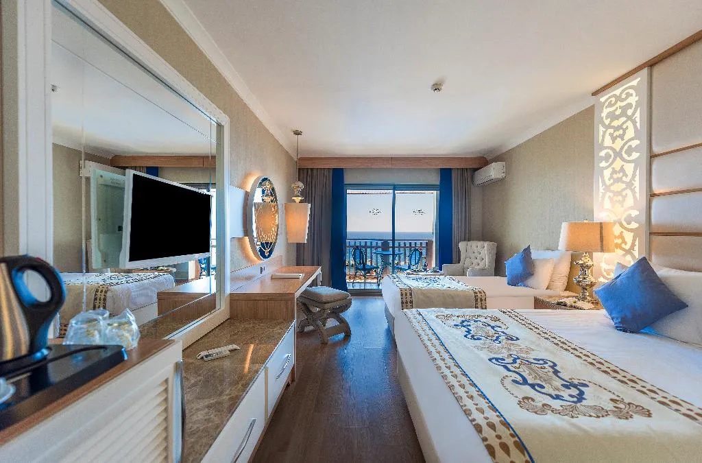 DOUBLE SINGLE USE SEA VIEW Room, Quattro Beach Spa & Resort Hotel, Antalya