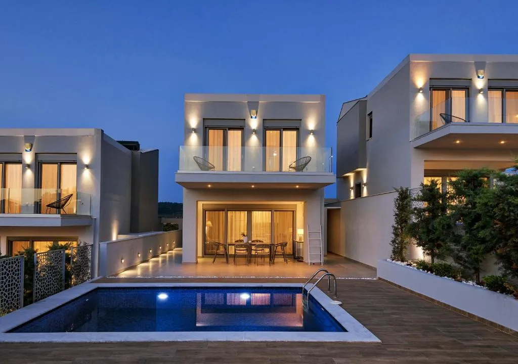 VILLA THREE BEDROOMS TWO BATHROOMS Room, Soleado Luxury Villas, Halkidiki