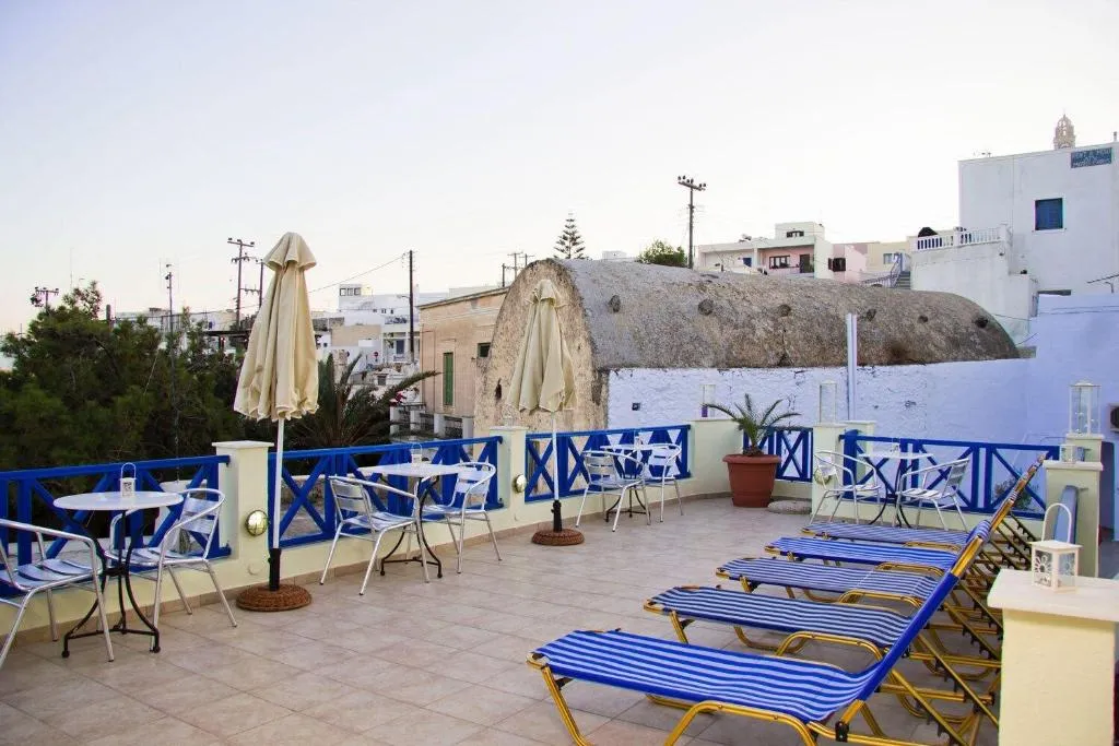 Terrace, Hotel Leta, Santorini