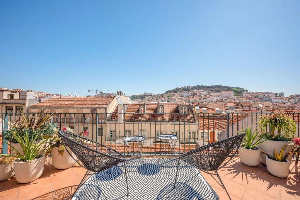 Terrace, The Art Inn Lisbon, Lisbon