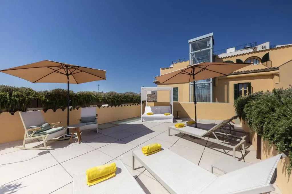 Terrace, Fonda Llabres Hotel Boutique, Majorca