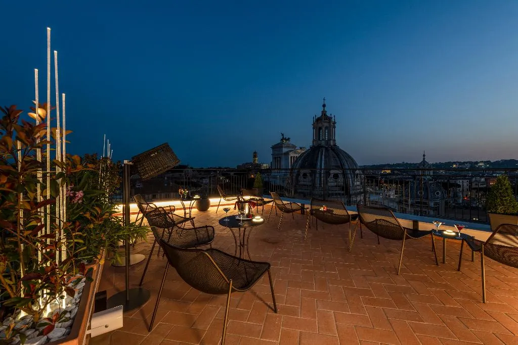 Terrace, H10 Palazzo Galla, Rome