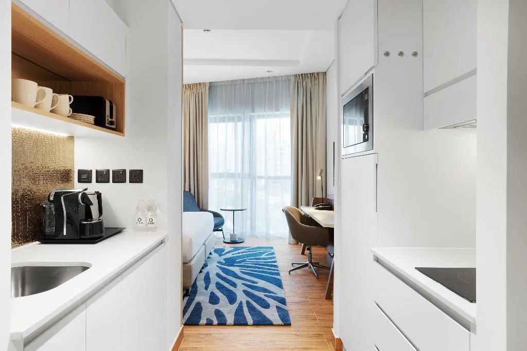 STUDIO KING SIZE BED Room, Adagio Premium The Palm, Dubai
