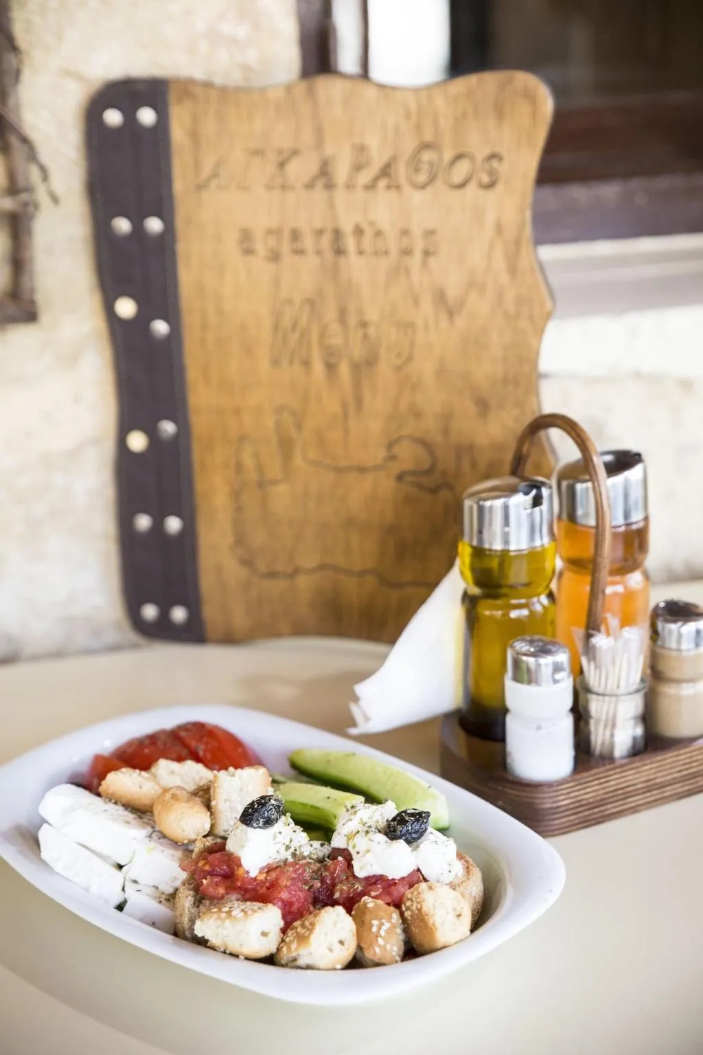 Restaurant, Agarathos, Crete