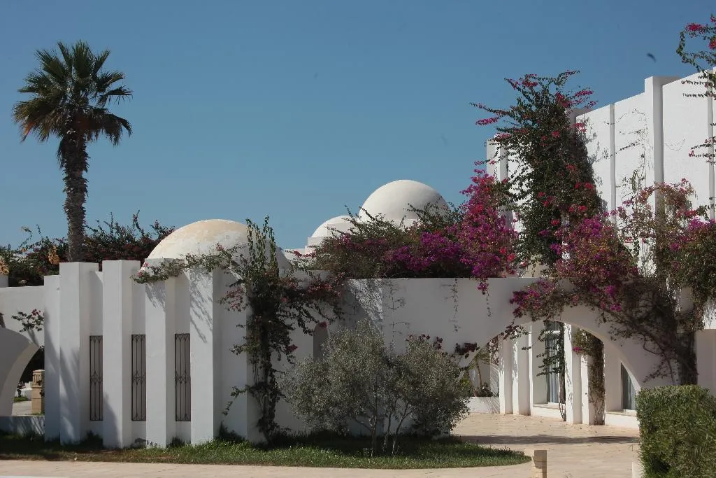 Terrace, Seabel Rym Beach Djerba, Tunisia