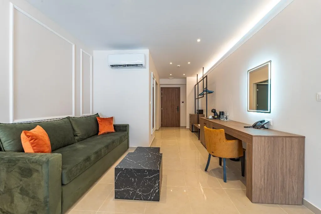 JUNIOR SUITE CAPACITY 3 ONE BEDROOM Room, Philia Center Suites, Rhodes