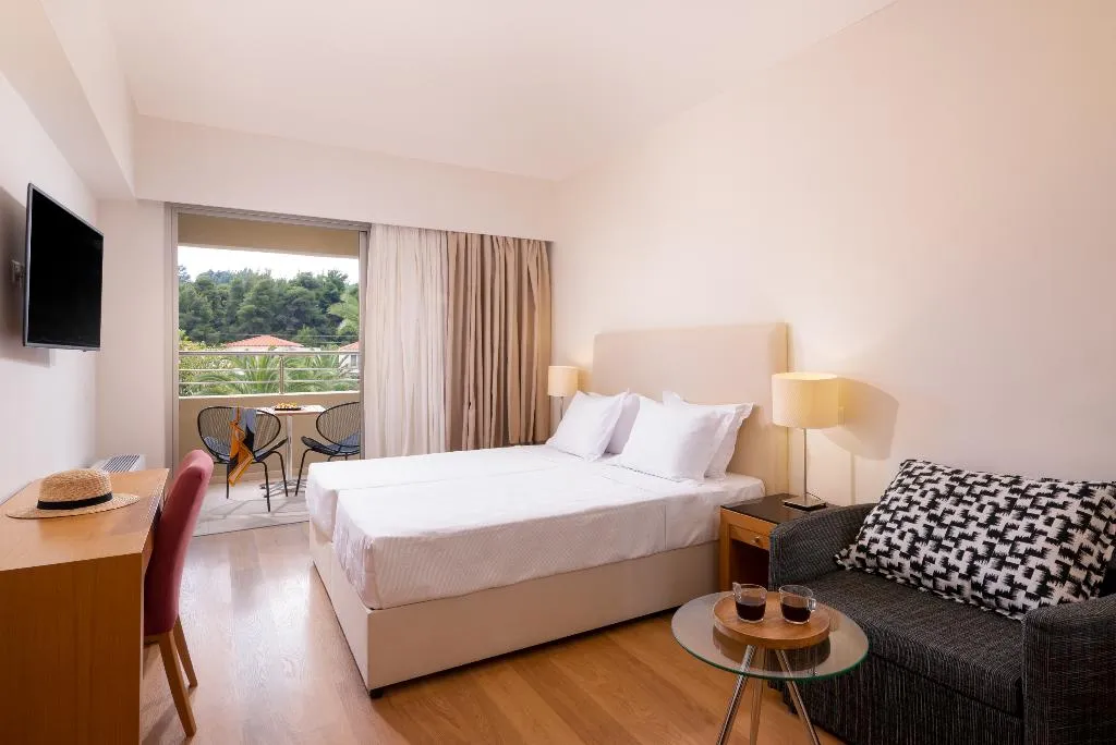 Double or Twin DELUXE GARDEN VIEW Room, Kassandra Palace SeaSide Resort, Halkidiki