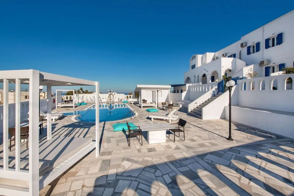 Terrace, Villa Kavallaris & Apartments, Santorini