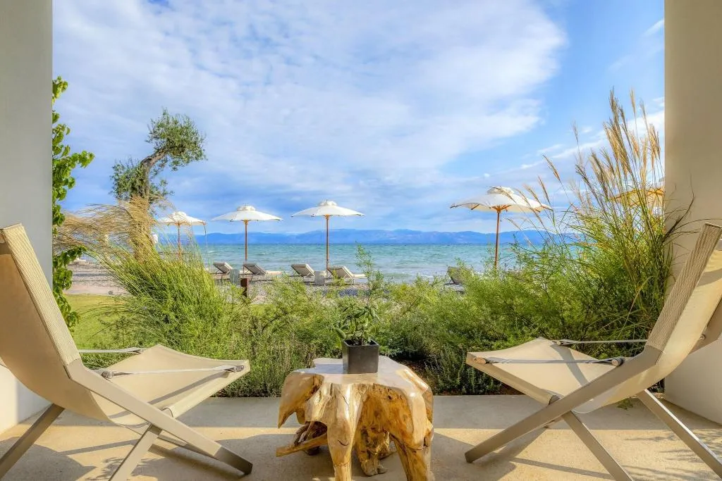 DOUBLE BEACH FRONT Room, Domes Miramare, A Luxury Collection Resort, Corfu, Corfu