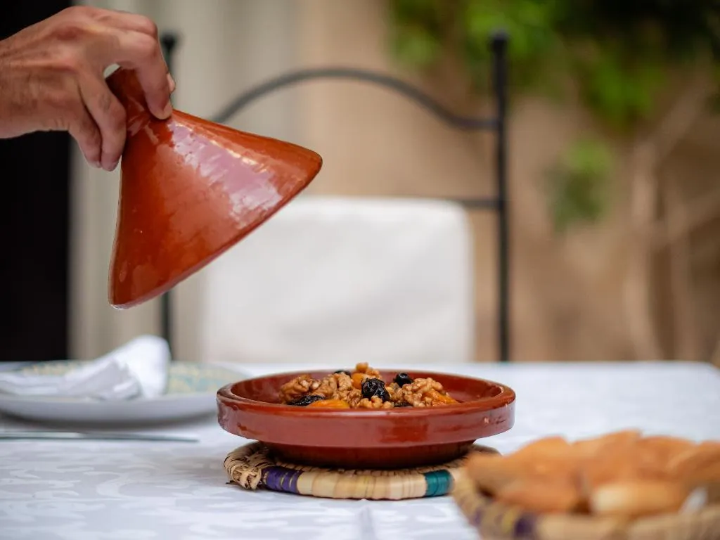 Restaurant, Riad Amegrad hotel, Marrakech
