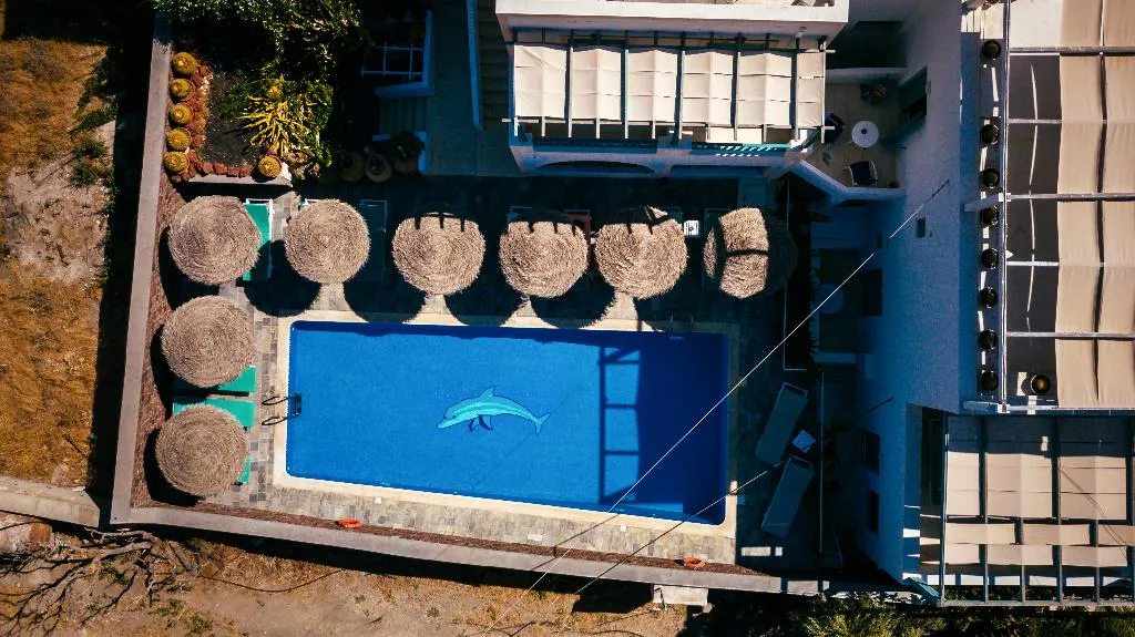 Terrace, Andreas Aparthotel, Santorini