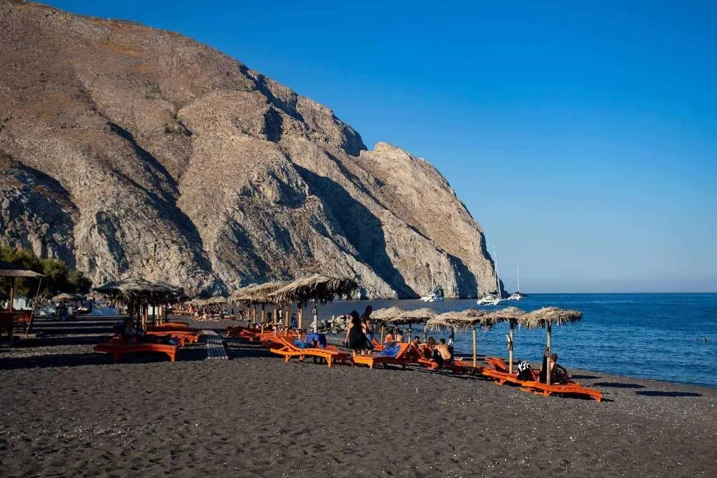Beach, Blacksandy Beach Hotel, Santorini