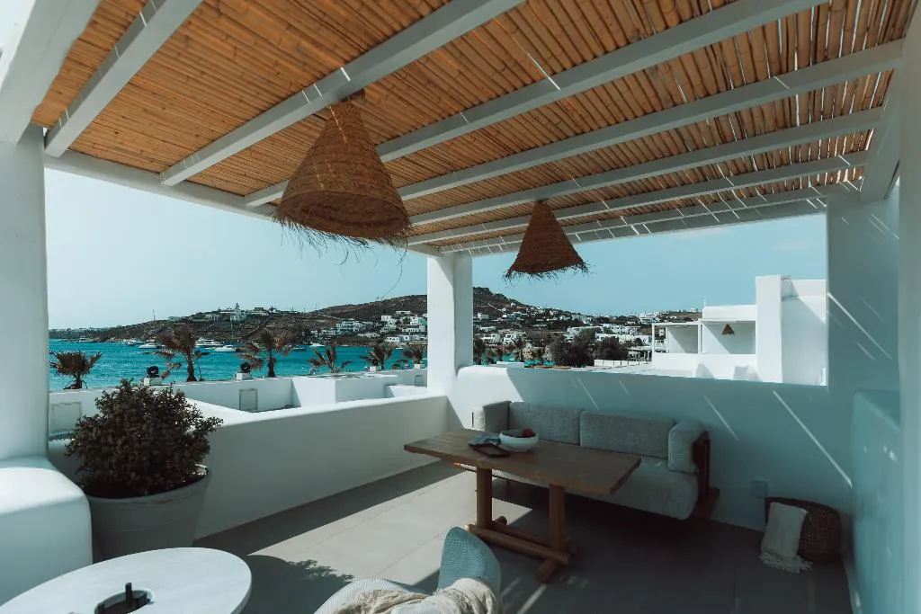 Terrace, Mykonos Blanc Hotel, Mykonos